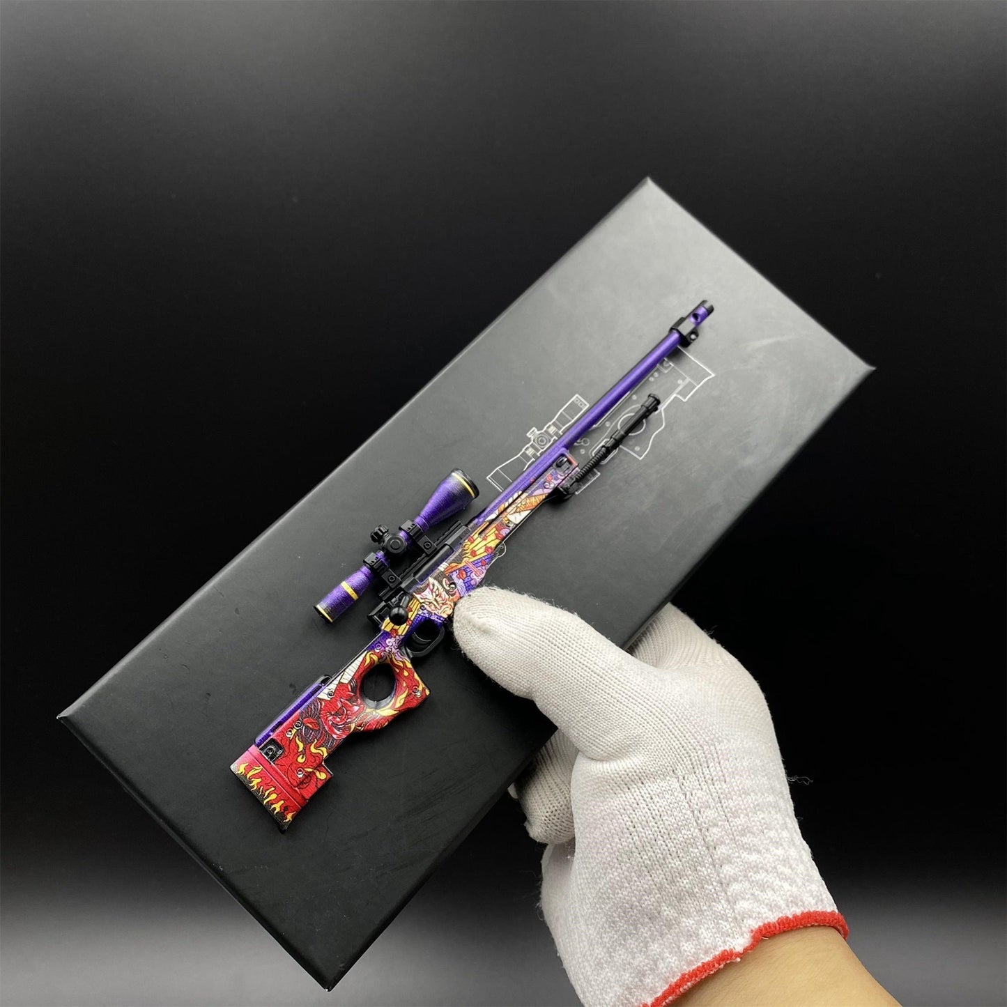 Hot Skin CS2 AWP Miniature Printstream Oni Taiji Asiimov Lore Gungnir Atheris Small Gun