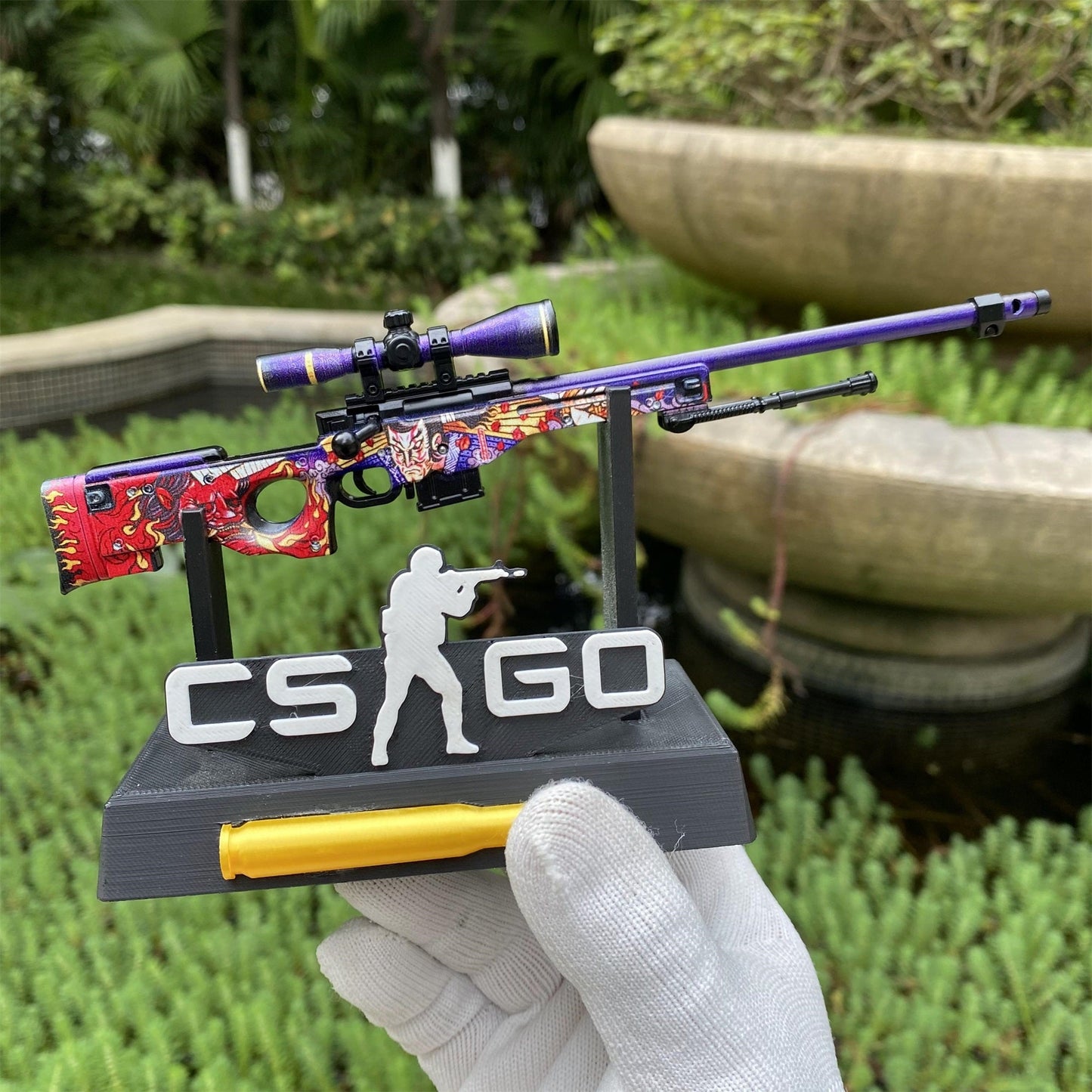 Oni Taiji AWP Metal Miniature For CSGO Gamer Gift