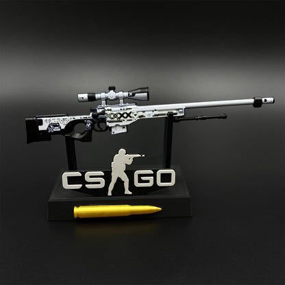 Metal Tiny CSGO Hot Skin AWP Printstream Miniature For Collection