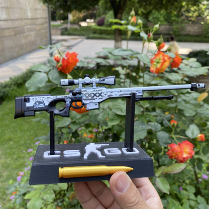 Metal Tiny CSGO Hot Skin AWP Printstream Miniature For Collection