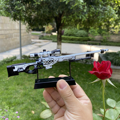 Mini CS2 AWP Gun Printstream Crako Neo-Noir Medusa Miniature For Collection