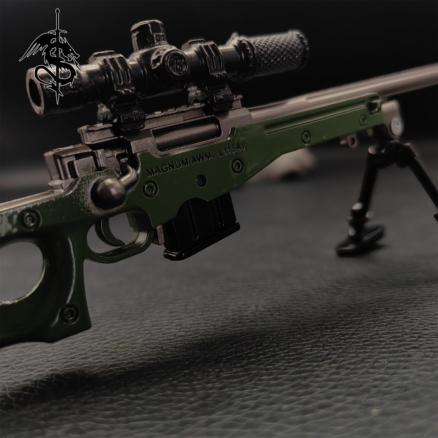 Metal AWM Automate Wealth Management Small AWP Sniper Rifle 