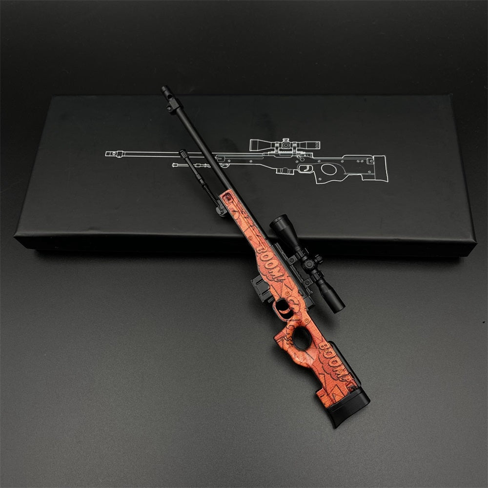 Mini CS2 AWP Gun Printstream Crako Neo-Noir Medusa Miniature For Collection