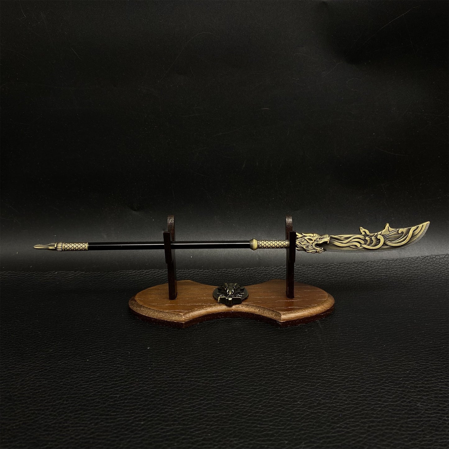 Ancient Long Handle Weapon Axe Spear Halberd Miniature 4 in 1 Pack