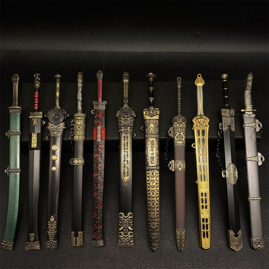 Chinese Ancient Famous Sword Metal Replica 11 Options