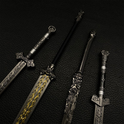 Chinese Ancient Cold Weapons Metal Miniature 4 in 1 Pack