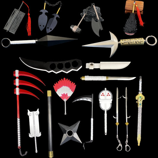 Classical Anime Ninja Props Metal Crafts For Collection