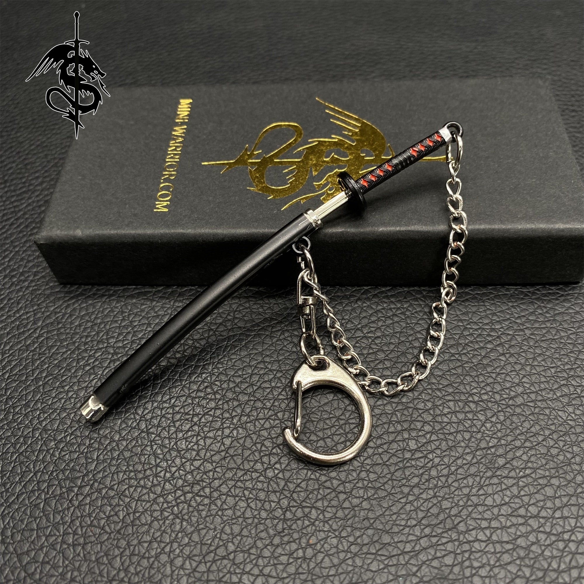 Japanese Anime Samurai Sword Miniature Metal Keychain – Miniwarrior