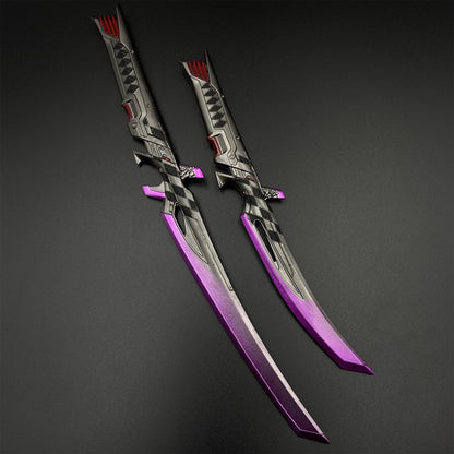 Metal Apex Dual Katana Deadly Duet Miniature