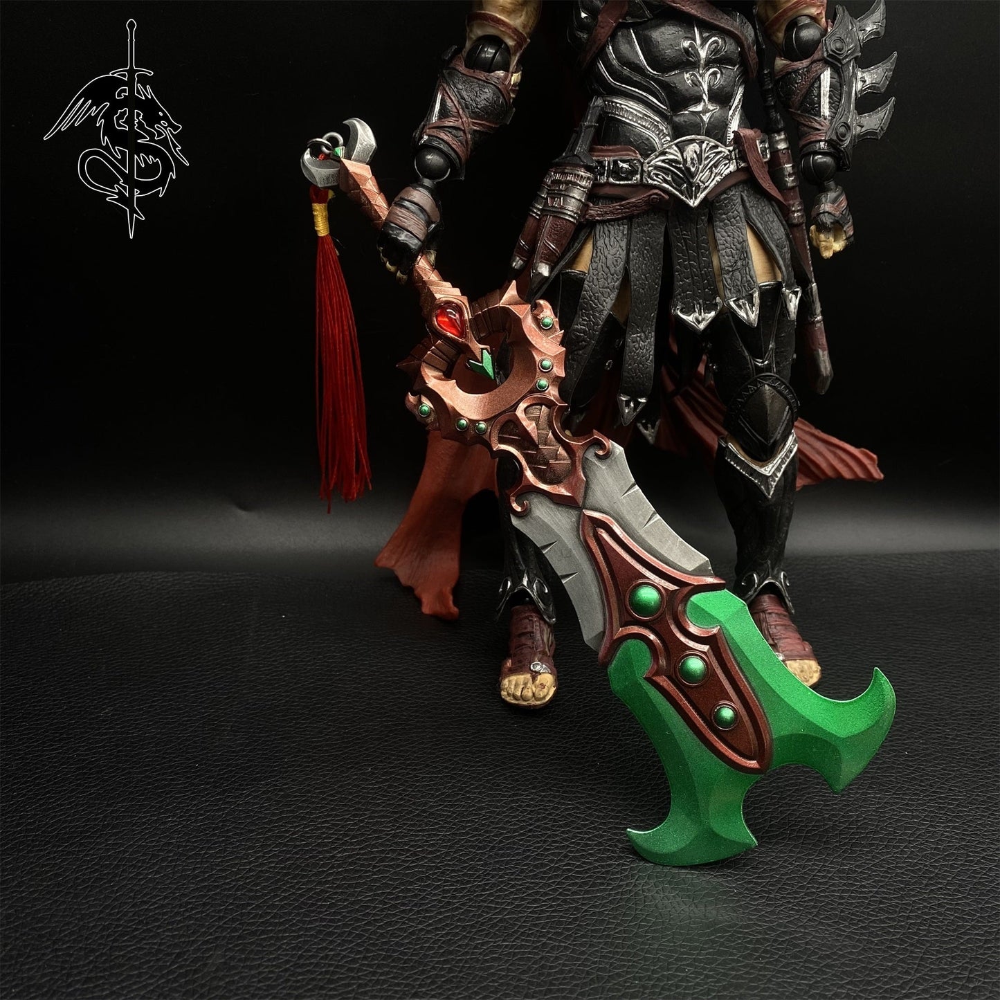 WOW Two Hand Weapon Apolyon The Soul Render Game Peripheral Metal Sword USA Stock