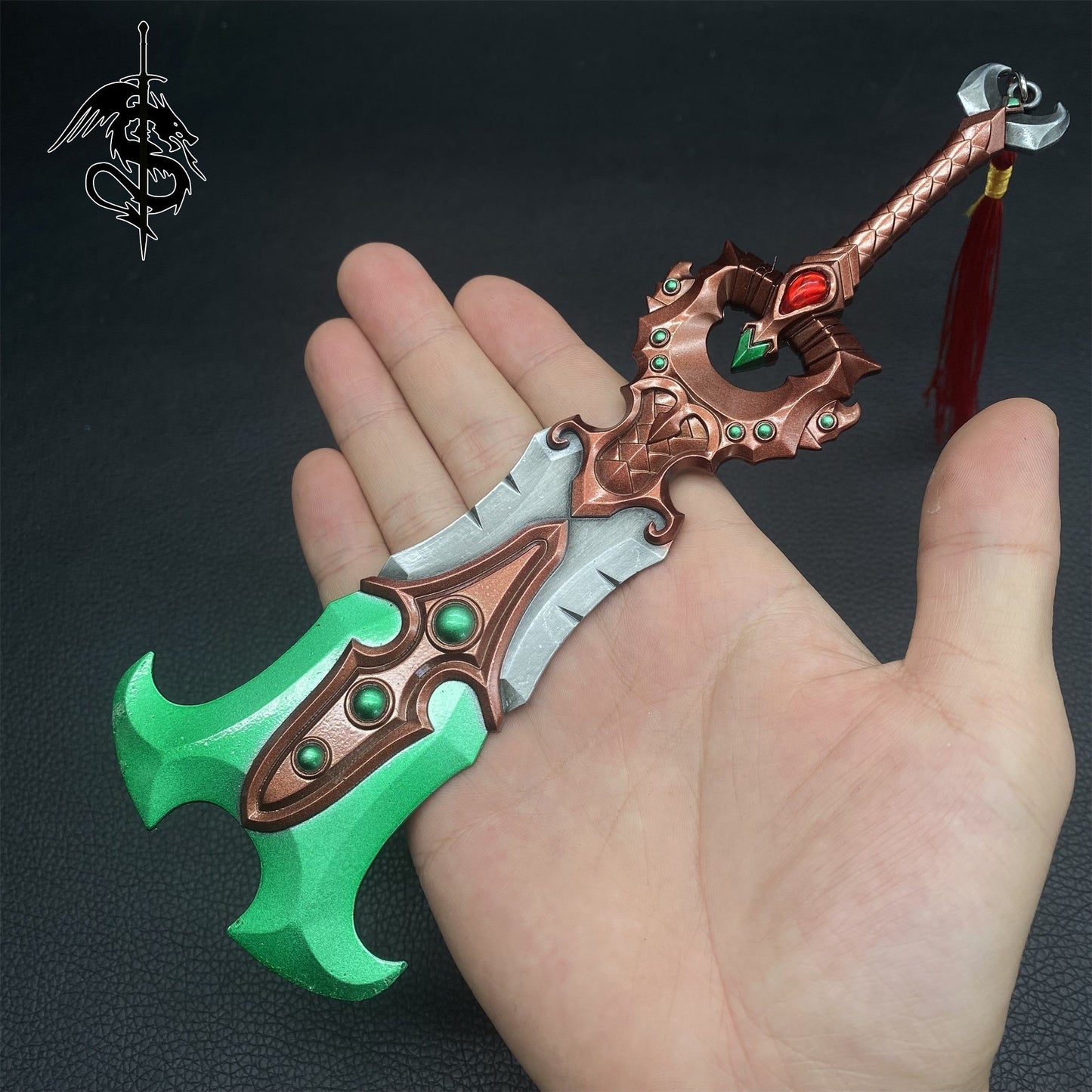 WOW Two Hand Weapon Apolyon The Soul Render Game Peripheral Metal Sword USA Stock