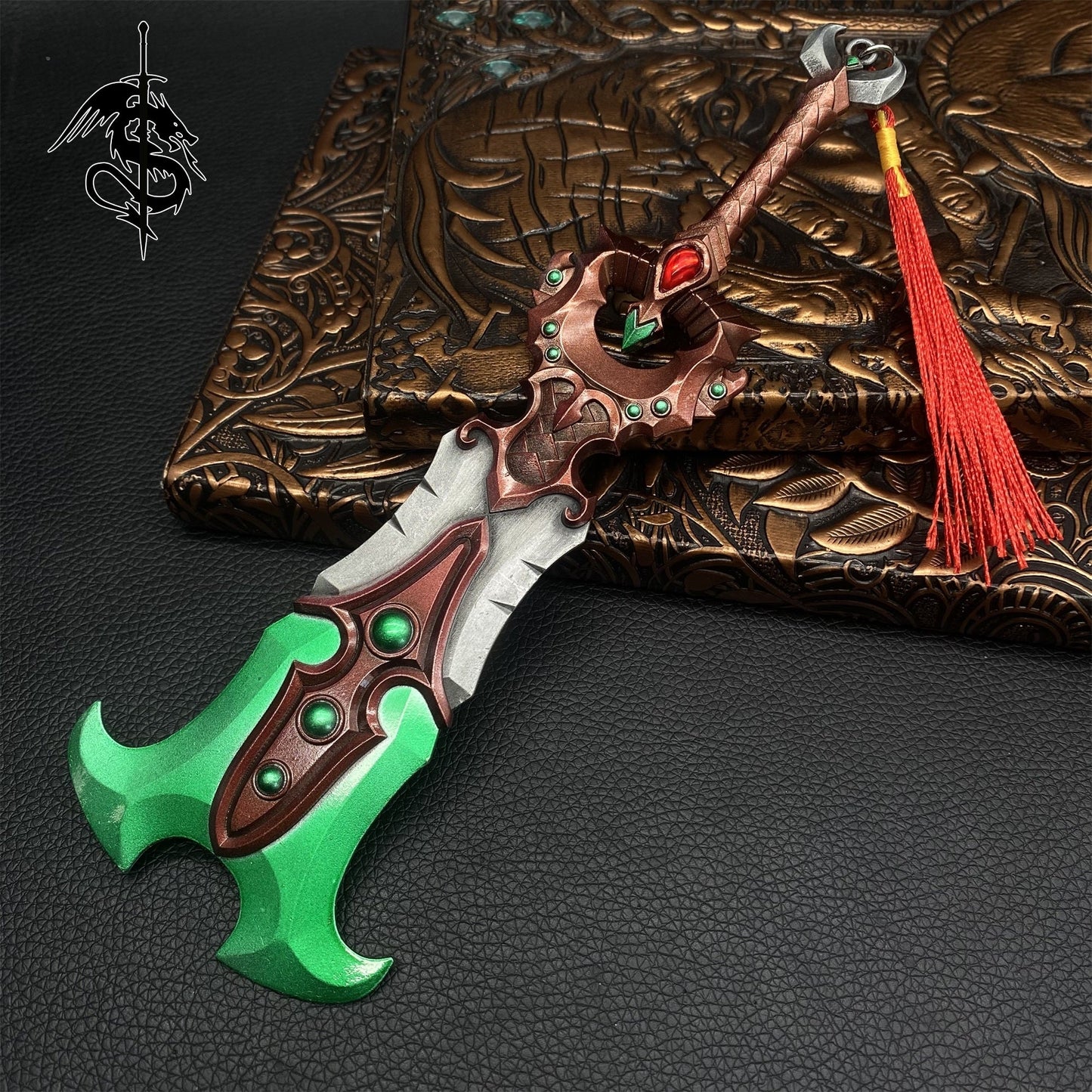 WOW Two Hand Weapon Apolyon The Soul Render Game Peripheral Metal Sword USA Stock