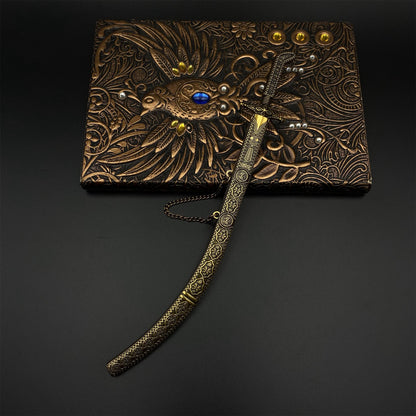 Arabian Scimitar Metal Miniature Classical Middle Eastern Sword Collection