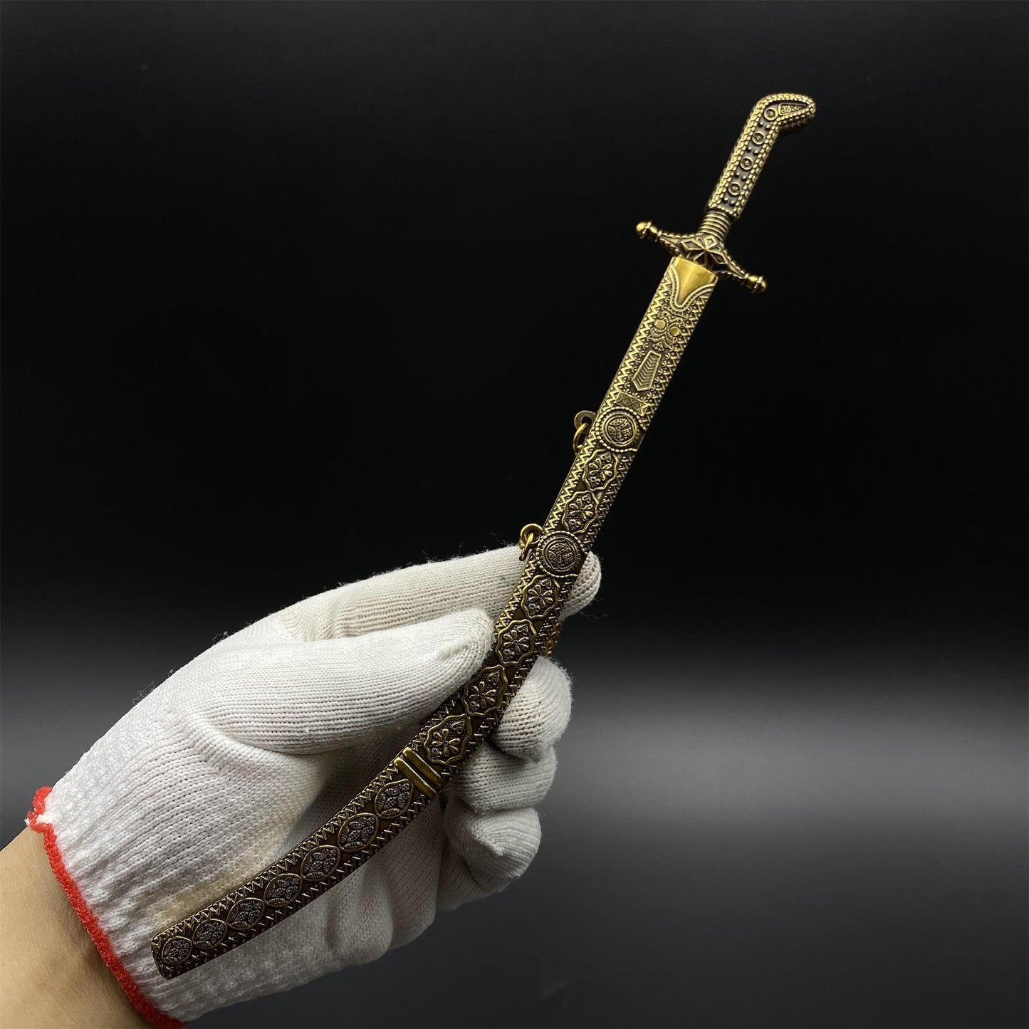 Arabian Scimitar Metal Miniature Classical Middle Eastern Sword Collection