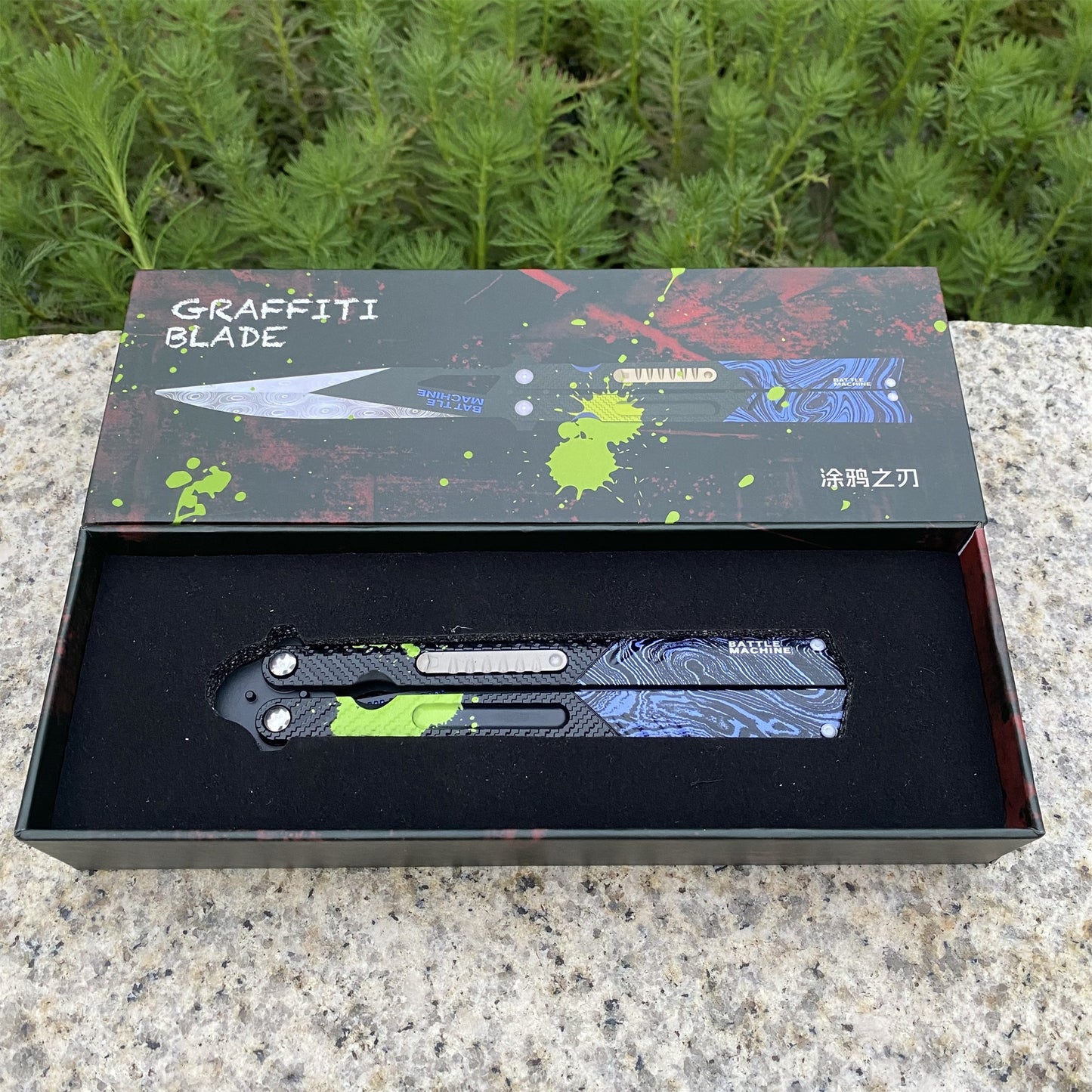 Arena Berakout Graffiti Blade Butterfly Knife Metal Replica