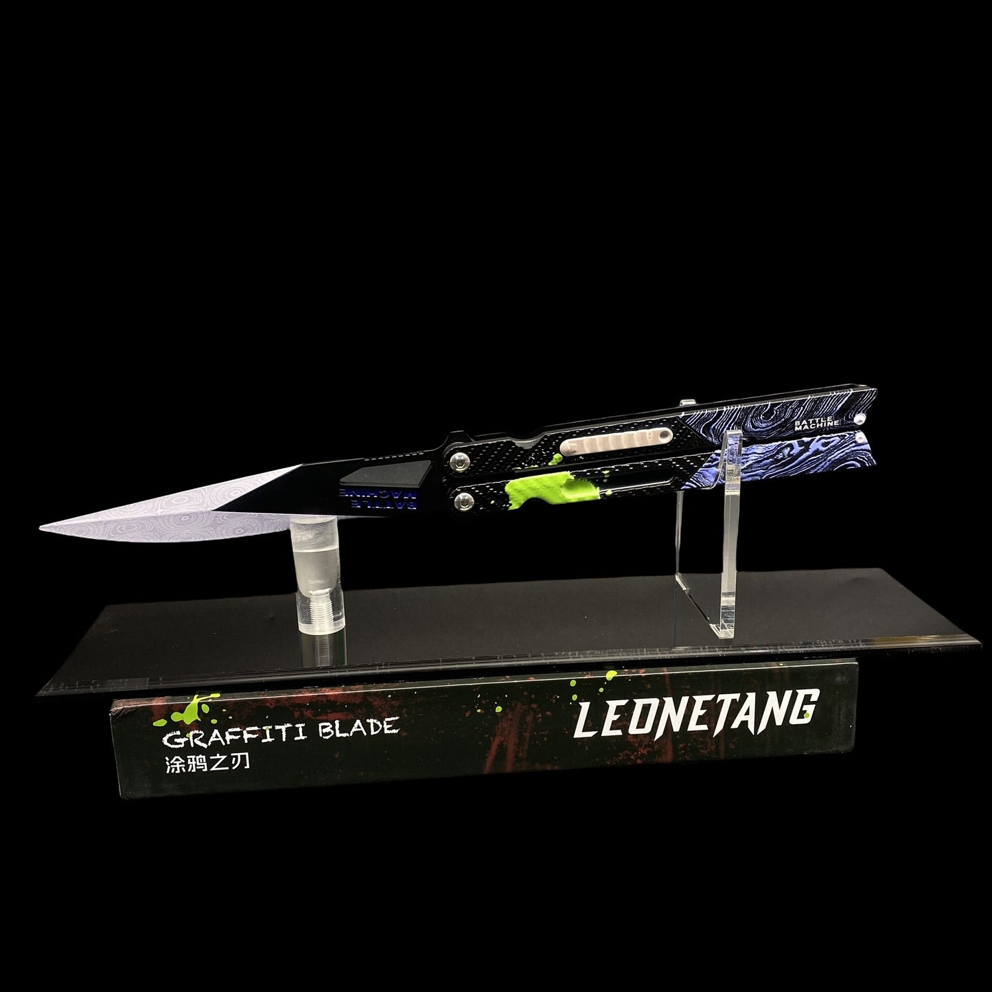 Arena Berakout Graffiti Blade Butterfly Knife Metal Replica