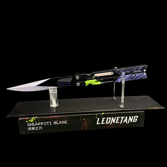 Arena Berakout Graffiti Blade Butterfly Knife Metal Replica