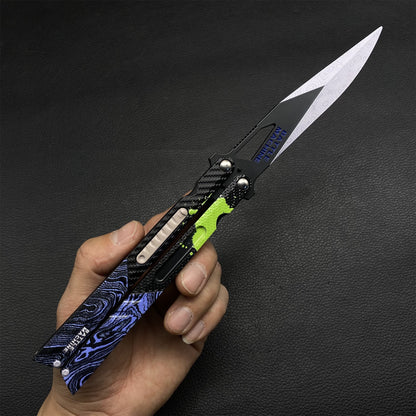 Arena Berakout Graffiti Blade Butterfly Knife Metal Replica