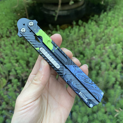 Arena Berakout Graffiti Blade Butterfly Knife Metal Replica