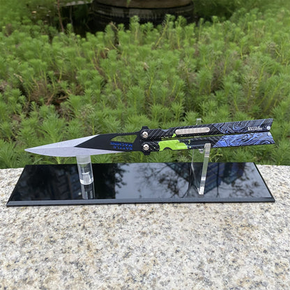 Arena Berakout Graffiti Blade Butterfly Knife Metal Replica