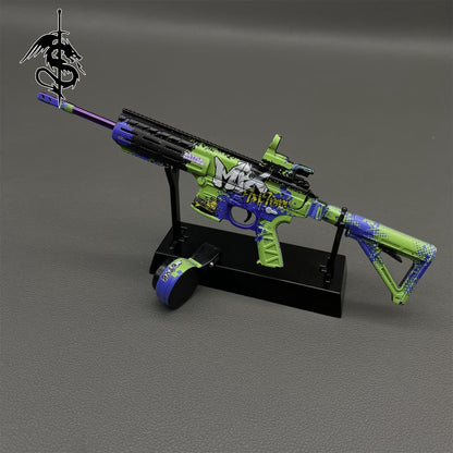 1:6 Arena Breakout Graffiti MPX SMG Metal Miniature