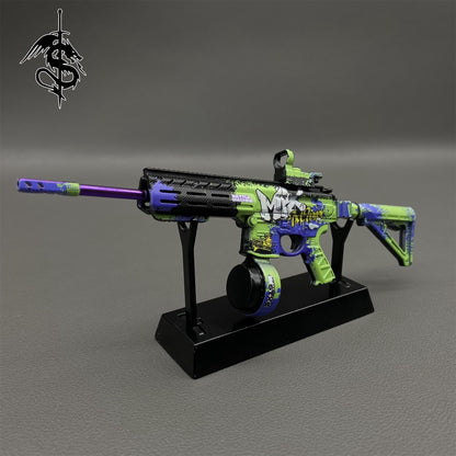1:6 Arena Breakout Graffiti MPX SMG Metal Miniature