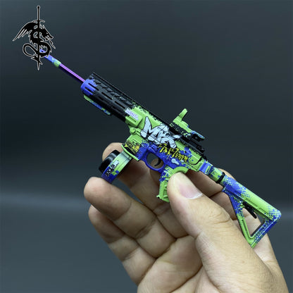1:6 Arena Breakout Graffiti MPX SMG Metal Miniature