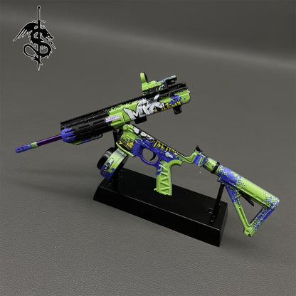 1:6 Arena Breakout Graffiti MPX SMG Metal Miniature