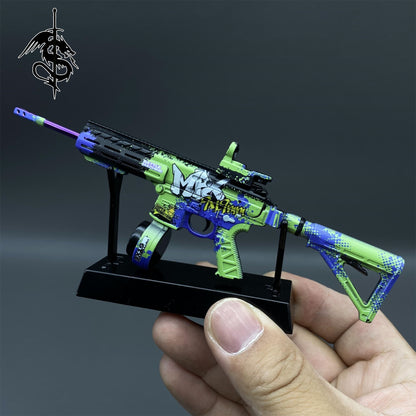 1:6 Arena Breakout Graffiti MPX SMG Metal Miniature