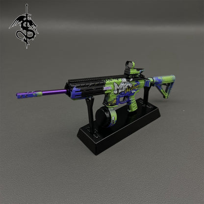 1:6 Arena Breakout Graffiti MPX SMG Metal Miniature