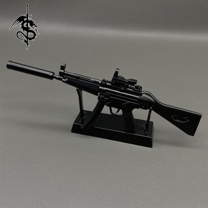 1:5 Arena Breakout Metal Tiny MP5 Submachine Gun Miniature