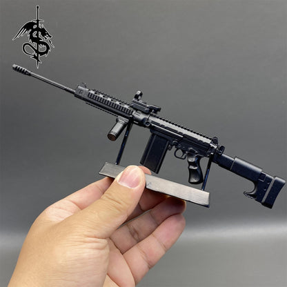 1:5 Arena Breakout Metal Tiny FAL Rifle Miniature
