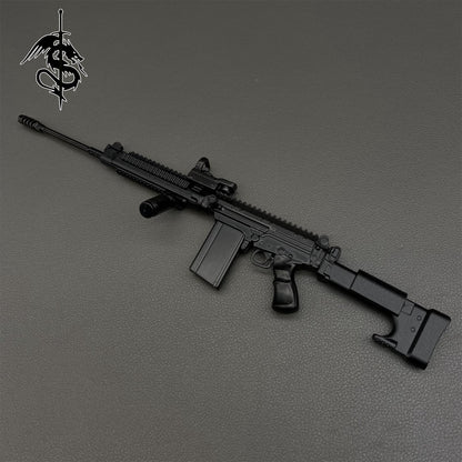 1:5 Arena Breakout Metal Tiny FAL Rifle Miniature