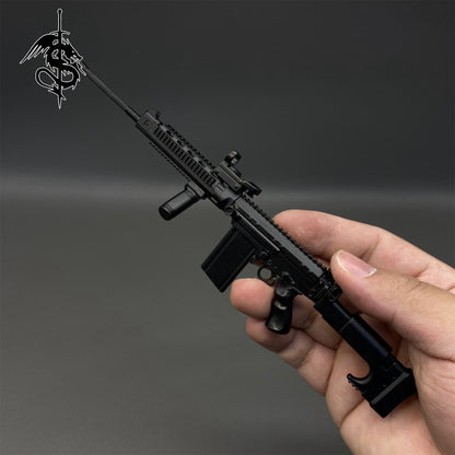 1:5 Arena Breakout Metal Tiny FAL Rifle Miniature