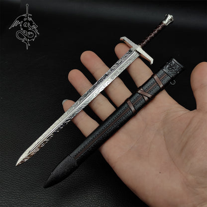 Metal Middle Age King Arthur Sword Miniature Replica Collection