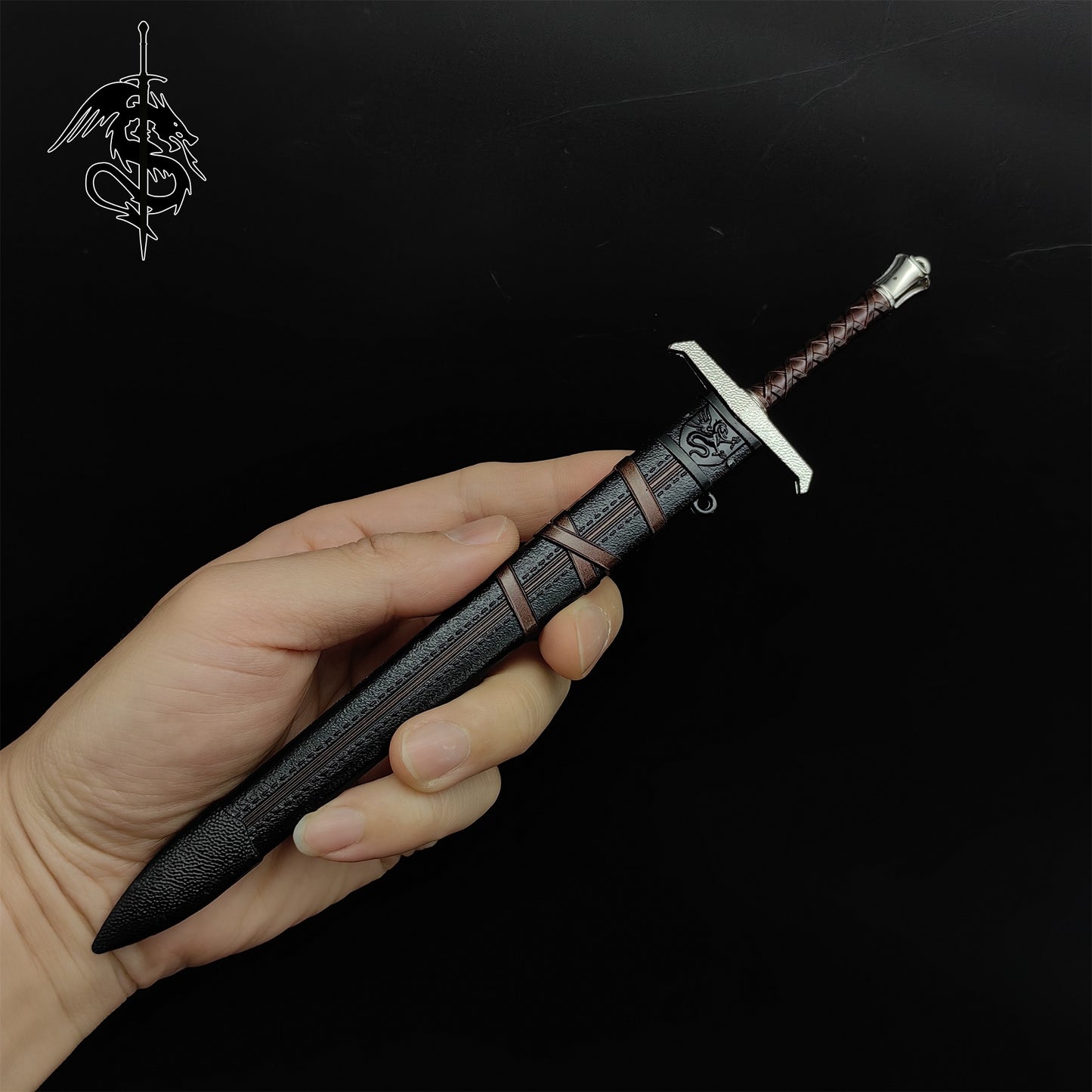 Metal Middle Age King Arthur Sword Miniature Replica Collection
