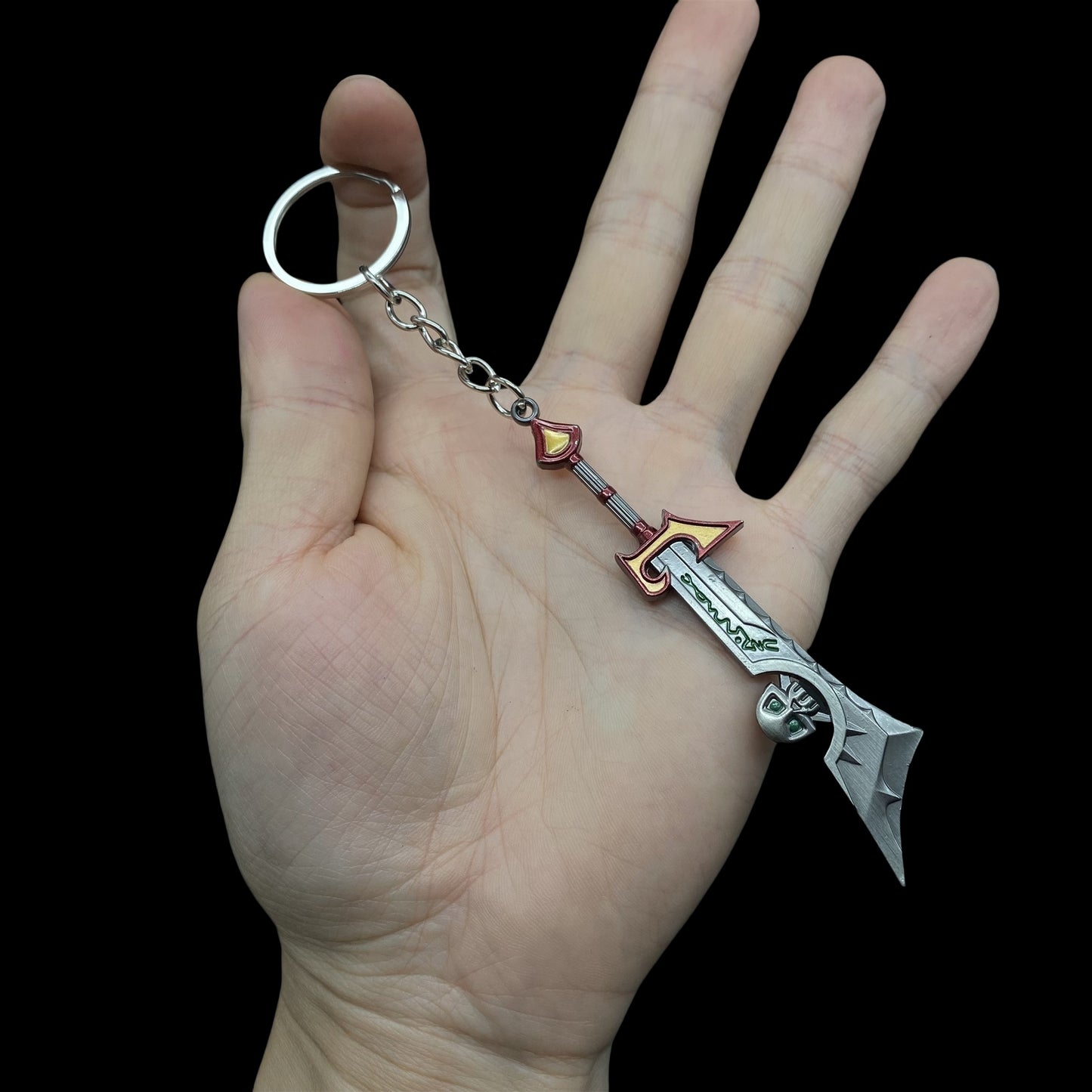 WOW Classical Mini Metal Ashbringer Greatsword Keychain