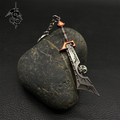 WOW Classical Mini Metal Ashbringer Greatsword Keychain