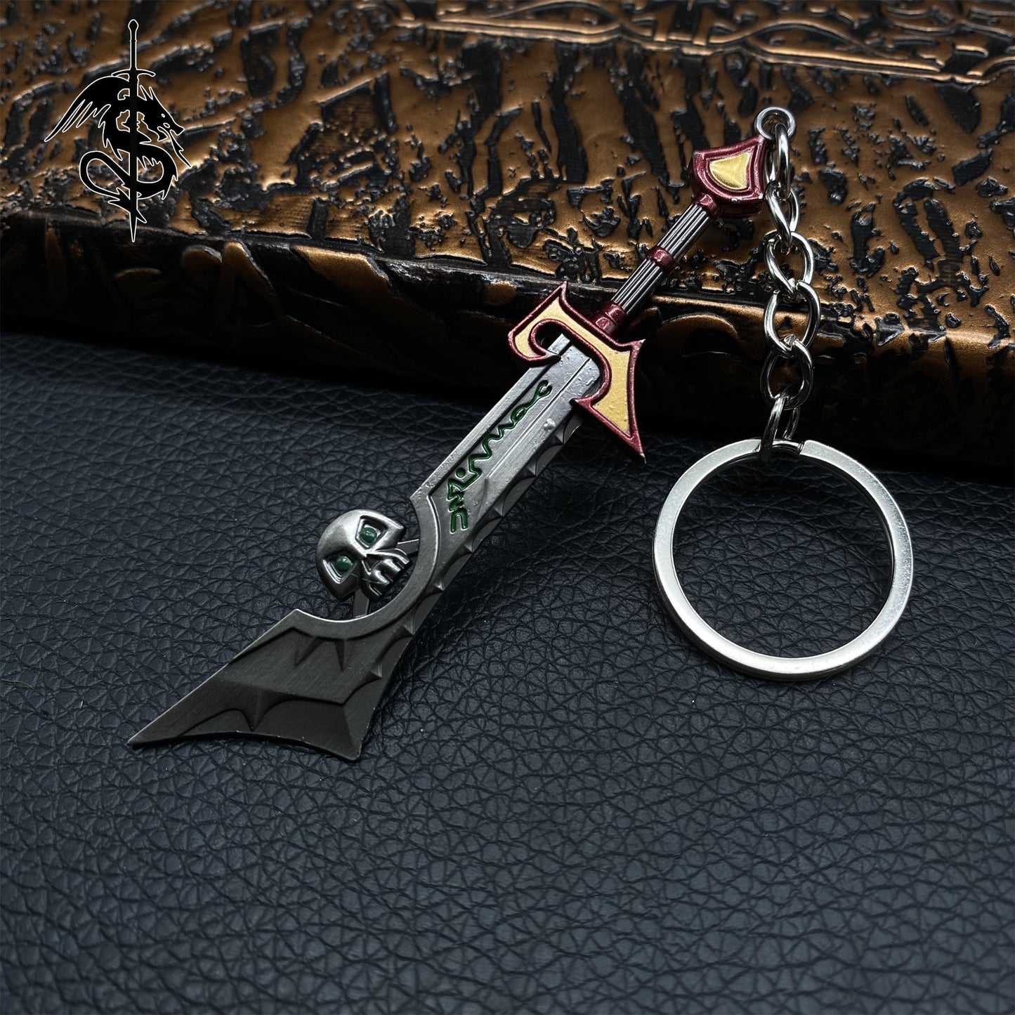 WOW Classical Mini Metal Ashbringer Greatsword Keychain