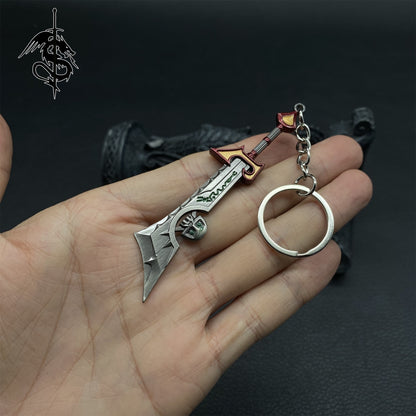 WOW Classical Mini Metal Ashbringer Greatsword Keychain