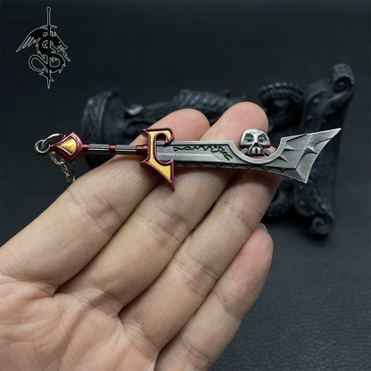 WOW Classical Mini Metal Ashbringer Greatsword Keychain