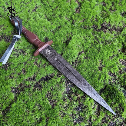 ARENA BREAKOUT Weapon Damascus Assault Dagger Small Metal Replica