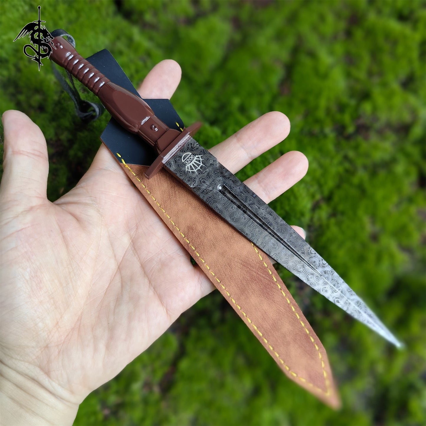 ARENA BREAKOUT Weapon Damascus Assault Dagger Small Metal Replica