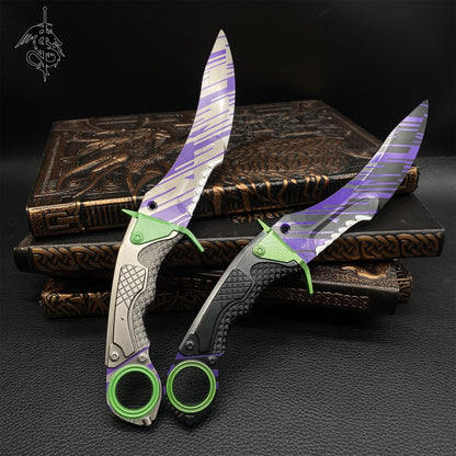 Hot Game Assault Scimitar Dagger Metal Replica