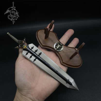 18CM Asta Demon Killer Sword Blunt Metal Replica