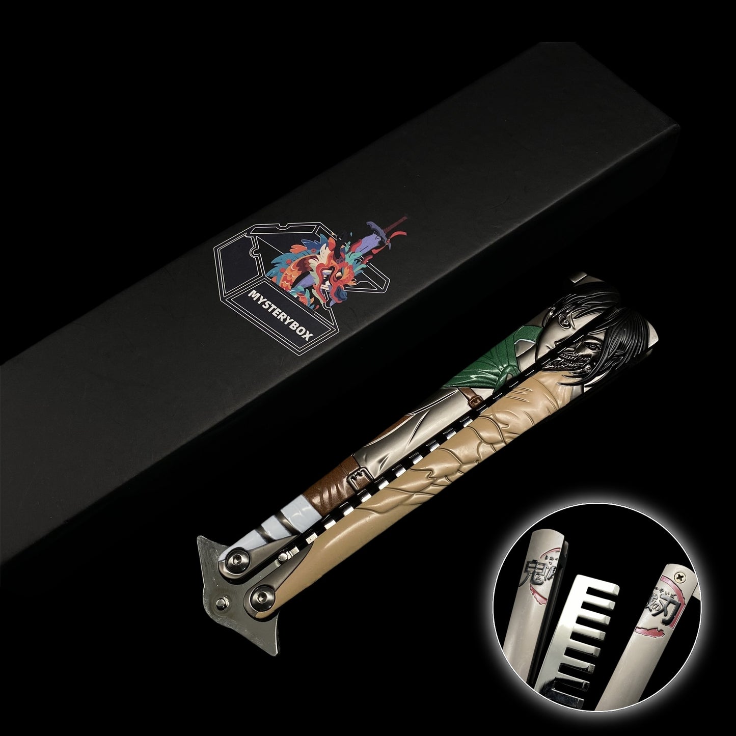 Anime Balisong Bottle Opener Mystery Box