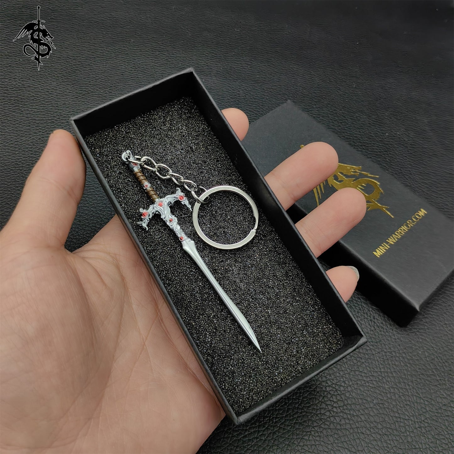 BG3 Game Mini Sword Metal Keychain
