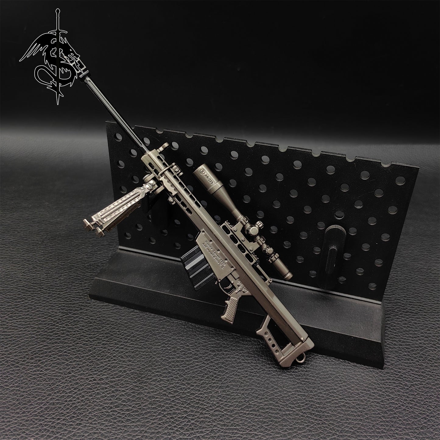 Metal Barrett M82A1 Sniper Rifle Gun Alloy Gun Model