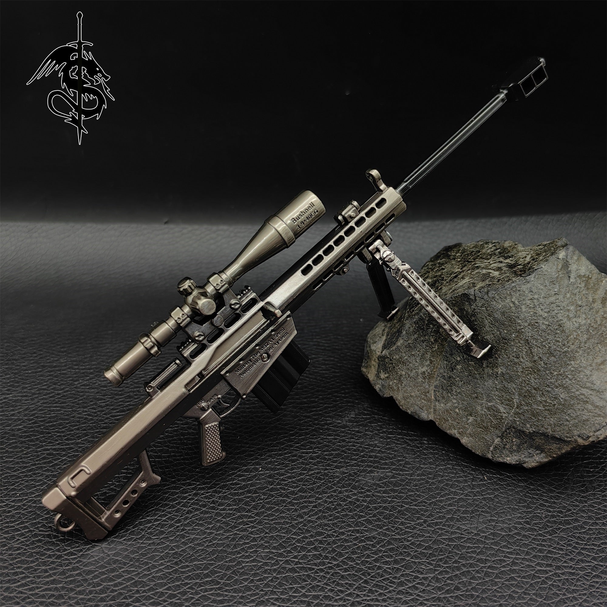Metal Barrett M82A1 Sniper Rifle Gun Alloy Gun Model – Miniwarrior