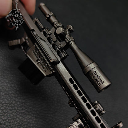 Metal Barrett M82A1 Sniper Rifle Gun Alloy Gun Model